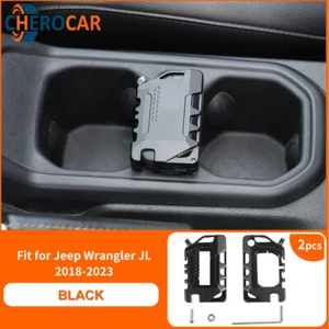Key Fob Cover Case Holder Shell Protect Cover Trim for Jeep Wrangler JL JT 2018+ - Picture 1 of 13