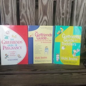 The Girlfriend's Guides by Vicki Iovine Set of 3 Pregnancy Parenting books - Picture 1 of 4