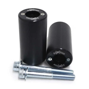 Deslizadores de cuadro Pa2 sin corte Kawasaki ZX6R 2019-2020 Shogun - negros - Imagen 1 de 1