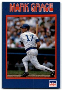 1990 STARLINE LONG JOHN SILVER MARK GRACE CHICAGO CUBS #40