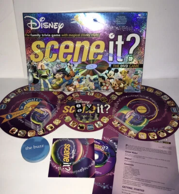Disney Scene It? DVD Family Board Game by Mattel - 2004 Edition - Complete Pixar - Image 1 of 4