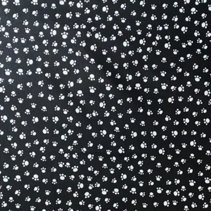 LARGE PIECE 25x44" Paw Prints Cotton Fabric by Brother Sister Designs -Quilt Sew - Picture 1 of 3
