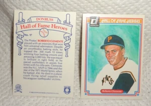 1983 DONRUSS--HALL OF FAME HEROES--ROBERTO CLEMENTE--#17--ONE CARD - Picture 1 of 1