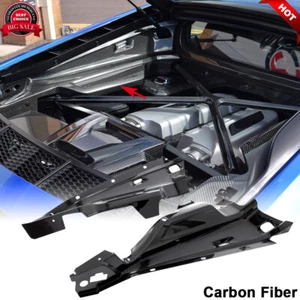 Cubierta de bahía de motor de fibra de carbono seca para Audi R8 V10 GT cupé 2020-2024 repuesto - Imagen 1 de 12