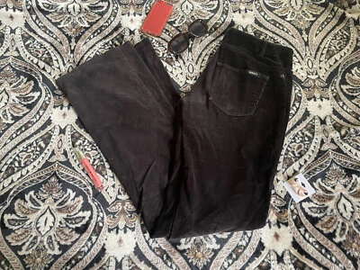 Pantalones acampanados de pana negra Y2K Guess 26 Foto 1 de 4