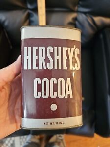 Vintage 1960’s Hershey Cocoa Milk Chocolate Mix Tin No Barcode