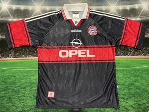 FC Bayern Munich 1997/99 Vintage Adidas Soccer Football Jersey Sz XL Preowned - Imagen 1 de 12