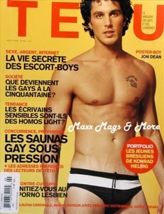 Tetu Magazine #99 April 2005 gay men Posterboy JON DEAN - Picture 1 of 3