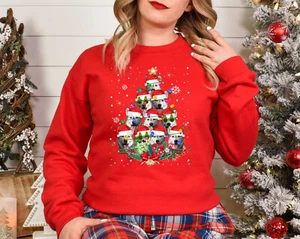Siberian Husky Dog Gifts Xmas Christmas Jumper Day Adult & Kids Sweatshirt - Picture 1 of 11