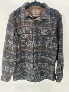 Vtg Aztec Jacket Mens Large Wool Shacket Jachs New York Coat Shirt Western - Picture 1 of 13