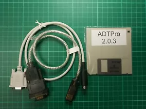 Apple IIgs / IIc+ serial cable and boot disk for ADTPro with USB serial adapter - Picture 1 of 1