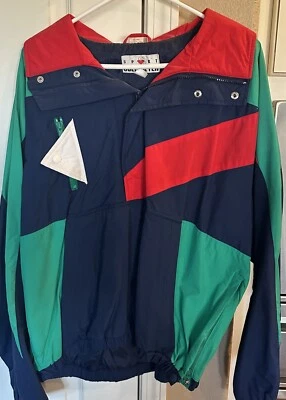 Obermeyer Sport Pullover Vintage L Sun Dog Style 1/2 Zip Hot Tub Time Machine - Image 1 of 3