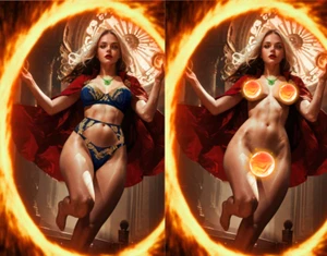 Fantasy of Cosplay Comic | Dr Strange Cosplay | VIRGIN SET of 2 LE 25 IN HAND - Picture 1 of 5