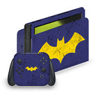 Batman Dc Comics Logos And Comic Book Vinyl Skin For Nintendo Switch Oled Bundle