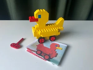 LEGO Klassike Ente AUFZIEHENTE Aufziehmotor mit Schlüssel Bauanleitung Vintage - Bild 1 von 3