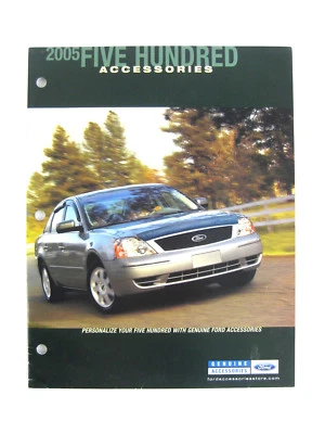 2005 年福特五百配件目录小册子经销商促销汽车   — 第 1/4 张图片