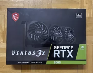 Tarjeta de gráficos Nvidia MSI GeForce RTX 3060 Ventus 3X 12G OC totalmente nueva envío gratuito - Imagen 1 de 1