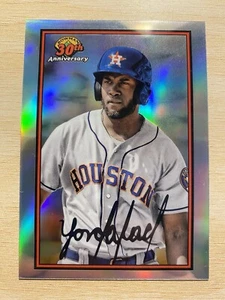 2019 Bowman 1989 Bowman Baseball 30th Anniversary Chrome #B30-YA Yordan Alvarez - Picture 1 of 2