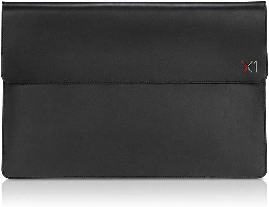 Black Lenovo Notebook Case Leather 14" ThinkPad X1 Carbon/Yoga  - Image 1 of 4