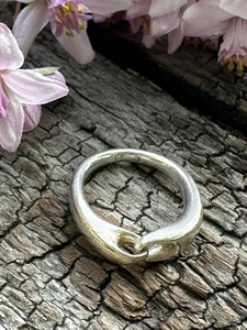 Georg Jensen Reflect Sterling Silber Ring Dänemark Nachlass Vintage 172 - Bild 1 von 7