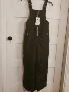 NWT Kids CHAMPION L 10-12 Girl's Unisex Winter Ski Snow Pants Bib Black & Purple - Picture 1 of 10