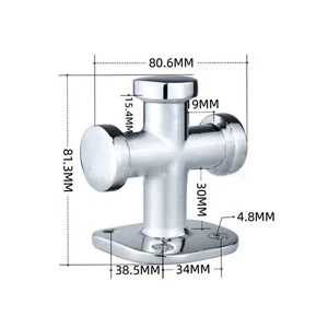 Heavy Duty Mooring Cleat Aesthetic Ship Decor Detachable Mooring Studs - Picture 1 of 10