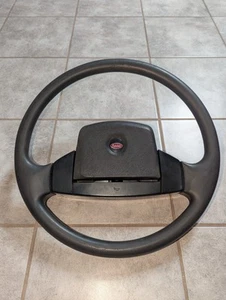 RARE OEM 2000 Peterbilt Semi Trailer 18 Wheeler Truck Steering Wheel Genuine - Picture 1 of 6