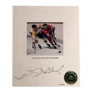 1995 AUTOGRAPH BOOK SPIRIT OF THE GAME ORR & RICHARD #107/500 HHOF SLIPCASE NHL - Picture 1 of 5