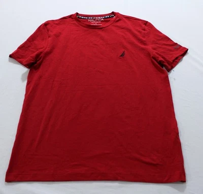 Nautica Men's Active Short Sleeve Performance T-Shirt CN6 Red Small NWT - Image 1 of 3
