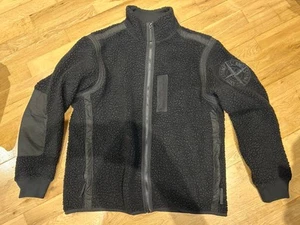Rare Stone Island Pile Fleece Jacket. Large Embroidered Arm Badge. Size XL. - Picture 1 of 5
