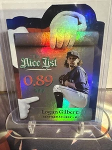 2025 Topps Holiday - Making The Nice List - #MNL-17 Logan Gilbert!!! - Picture 1 of 2