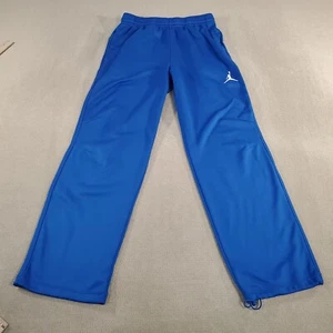 Nike Air Jordan Sweatpants Mens Small Blue Therma Fit Training Joggers Track * - Picture 1 of 15