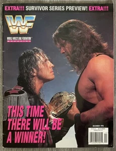 December 1995 WWF MAGAZINE ~ BRET HIT MAN HART vs DIESEL; In Your House results - Picture 1 of 10