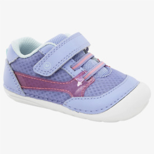NEW Sizes 4.5 W, 5 M, 5.5 M Baby Girls Kylin Sneaker Soft Motion - Periwinkle