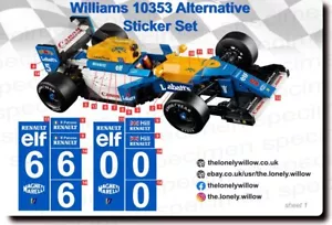 10353 Williams FW14b Alternative Sticker Set - Picture 1 of 2