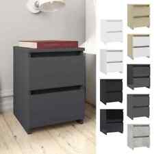 1/2x Bedside Cabinet Engineered Wood Nightstand End Table Multi Colour