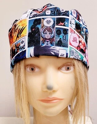 MY HERO ACADEMIA ANIME COLOR MANGA MEDICAL NURSE SCRUB CAP (2 SIZE SELECTION) - Image 1 of 4