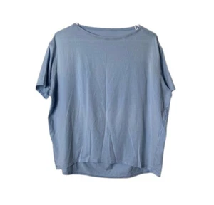 Lululemon Bebé Azul Espalda en Acción Camisa Manga Corta Mujer M - Imagen 1 de 10