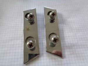 15148-B  Mazda Mx5 NB (98-05) 2x Chrom Abdeckung Verdeck Hardtop Halter  - Bild 1 von 2