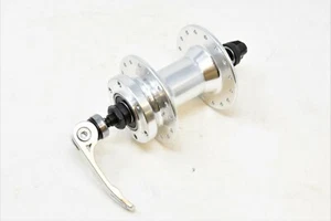 DISC 6 BOLT HUB FRONT WHEEL POLISHED ALUMINIUM HUB SEALED BEARINGS 32 SPOKE - Picture 1 of 1