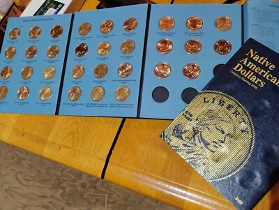 Circulated 34 Coin Set! 2009-2025 P&D Sacagawea Native American Dollars - Image 1 of 4