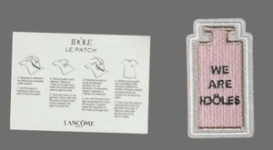 Ecusson Publicitaire brodé - advertising card  - Idôle de Lancôme - Imagen 1 de 1