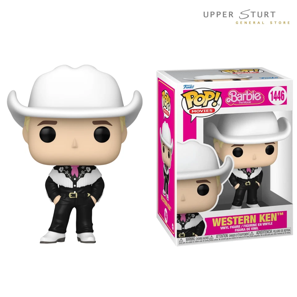 Barbie The Movie (2023) Western Ken 1446 Funko Pop Vinyl EXPERT PACKAGING - image 1 of 1