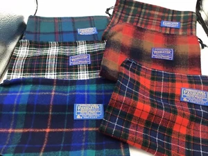 Pendleton Kordelzugbeutel kariert Geschenktasche Aufbewahrung Reise Küste 16x9 Menge 6 V3 - Bild 1 von 3
