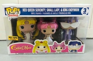 Funko Pop Paquete de 3 Neo Queen Serenity Pequeña Dama Endymion Sailor Moon Hot Topic - Imagen 1 de 6
