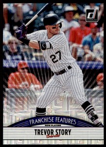 2019 Donruss Franchise Features Diamond Bo Bichette/Trevor Story Colorado