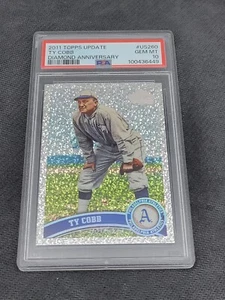 2011 Topps Update Diamond Anniversary Ty Cobb PSA 10 #US260 - Picture 1 of 2
