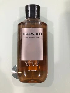 Bath & Body Works Teakholz 2-in-1 Haar- und Körperwäsche für Männer 10 Unzen - Bild 1 von 2
