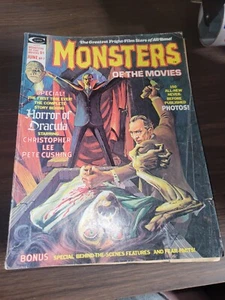1975 Curtis Mostri dei Film #7 Dracula Horror Marvel Comics - Foto 1 di 2