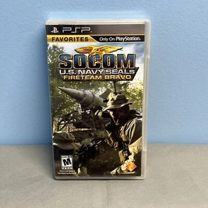 2005 Socom US Navy Seals Fireteam Bravo PSP Game and Manual Included Game Works - Picture 1 of 4